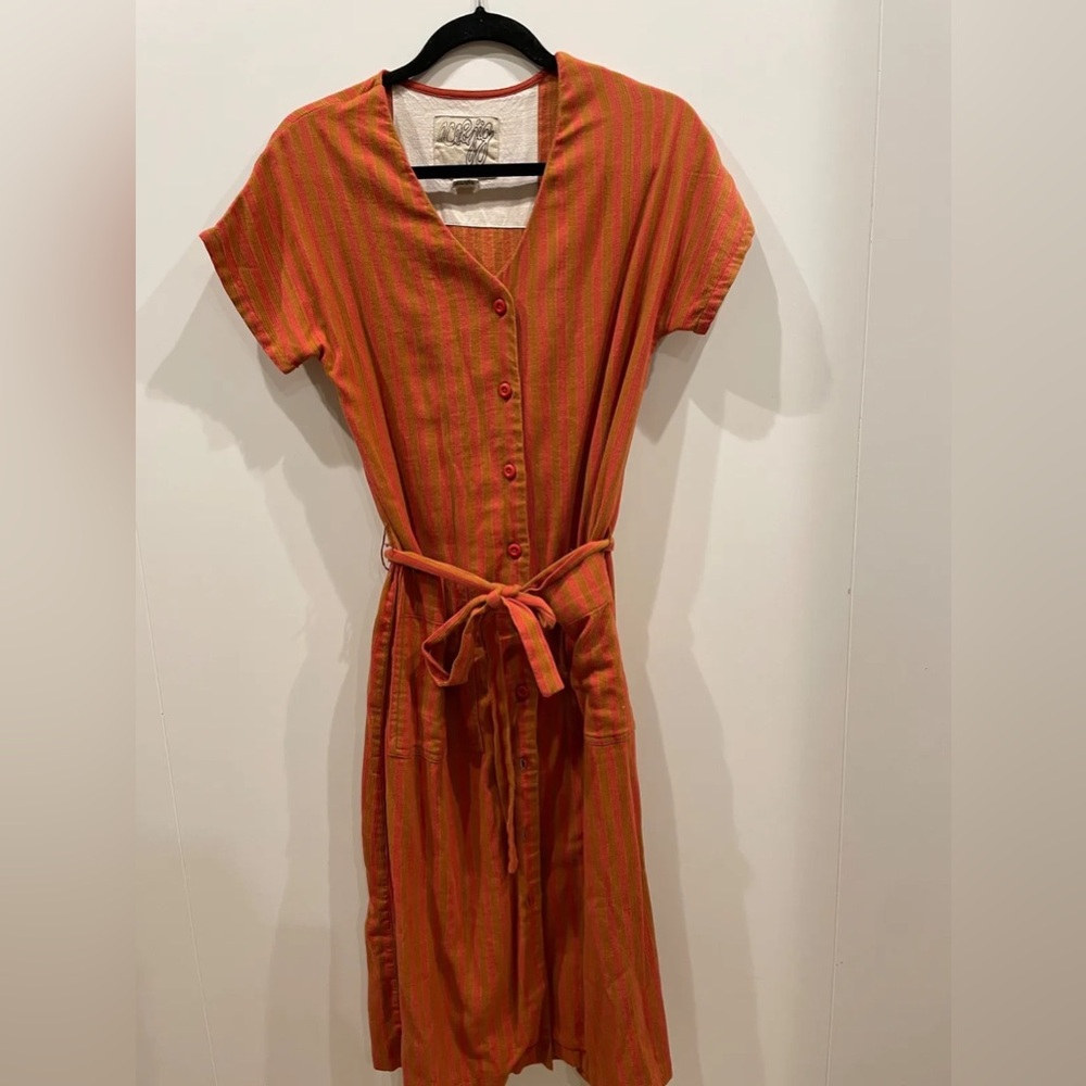 Ace & jig coral and tan dress, NWOT
